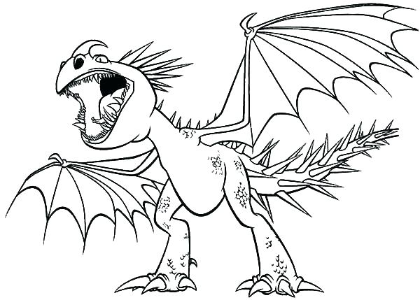 600x429 Coloring Pages Realistic Dragon Free Printable Dragon Tales
