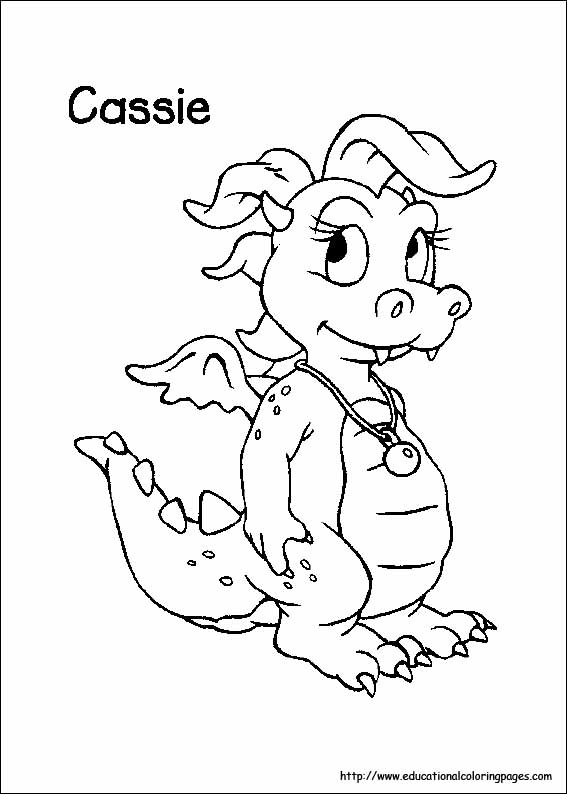 567x794 Dragon Tales Coloring Pages
