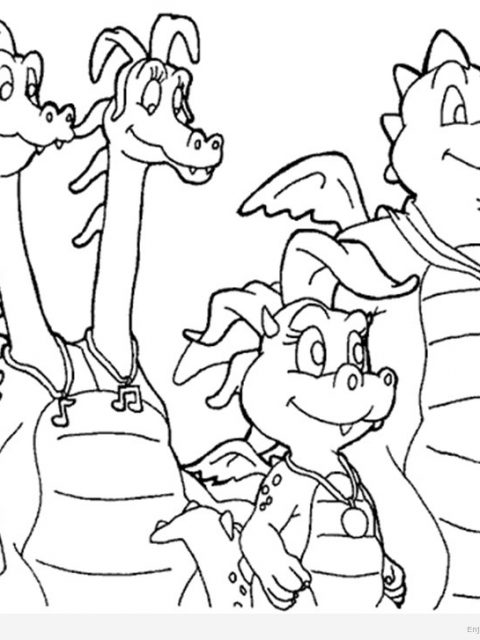 480x640 Dragon Tales Coloring Pages Timykids