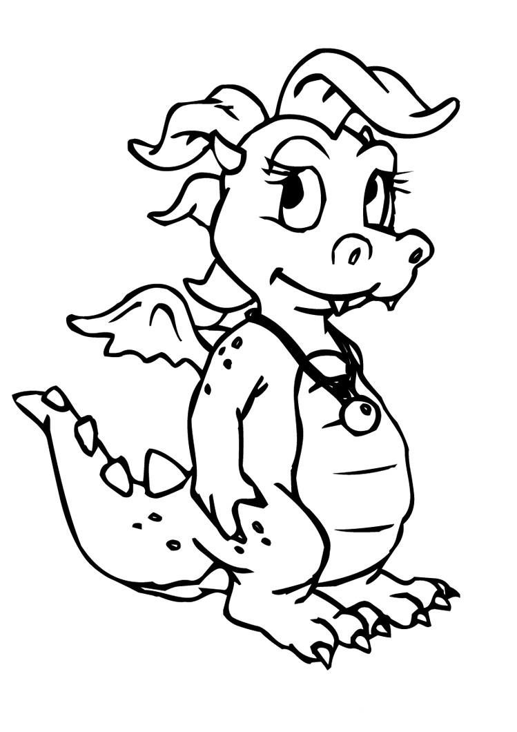 749x1060 Dragon Tales Coloring Pages