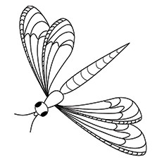 230x230 Dragonfly Coloring Pages