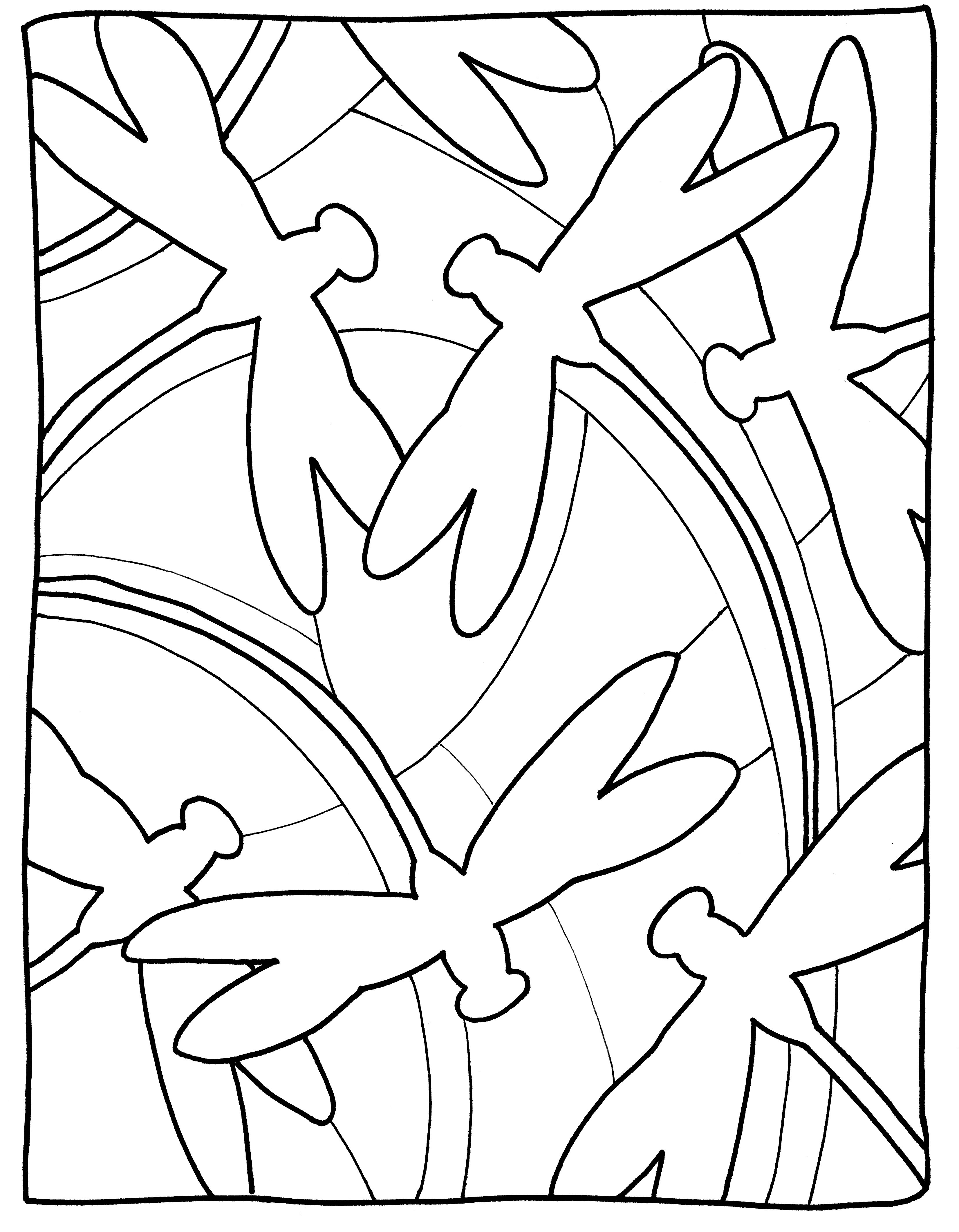 3305x4247 Dragonfly Coloring Page