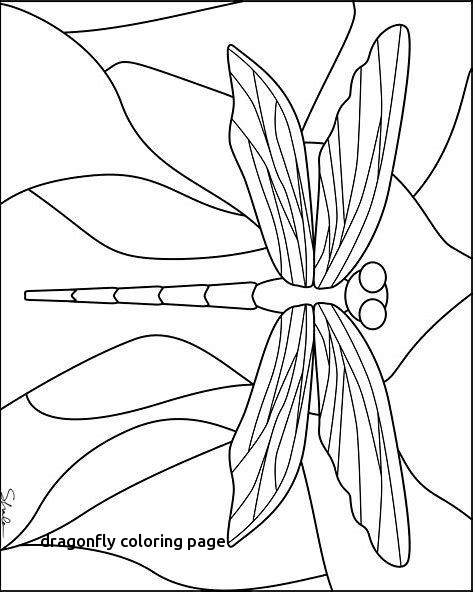473x592 Dragonfly Coloring Page