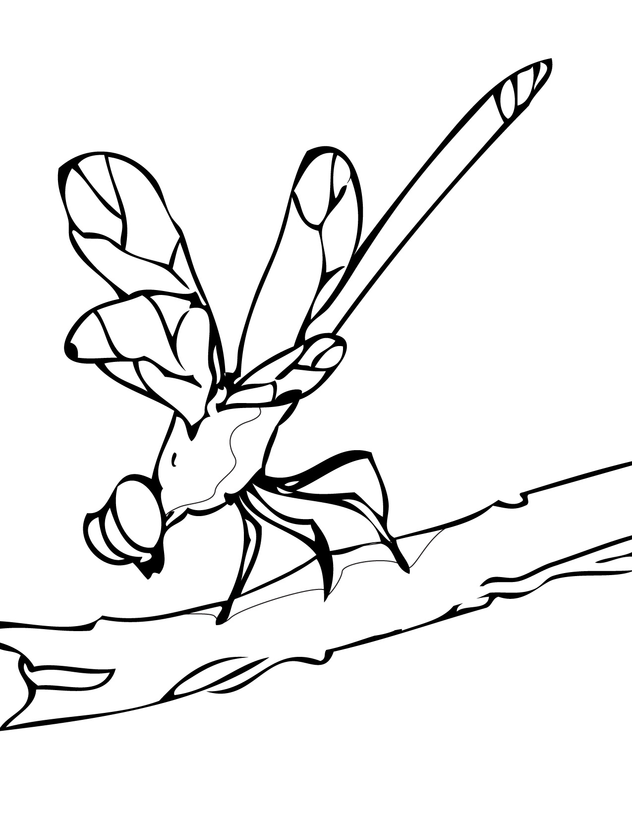 1275x1650 Printable Dragonfly Coloring Pages Coloring Me