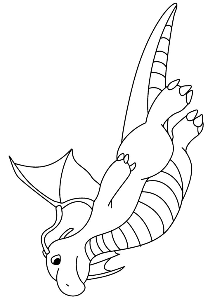 760x1024 Interesting Idea Pokemon Coloring Pages Dragonite Page