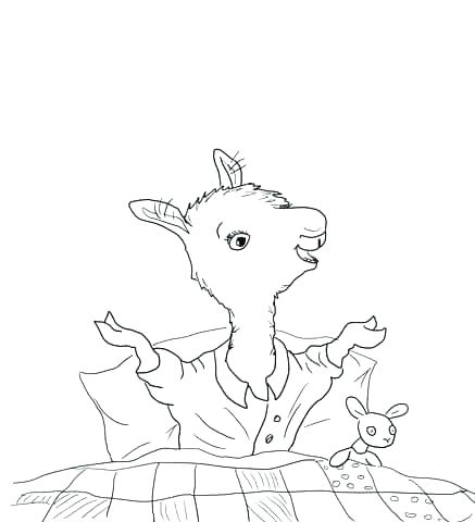 437x480 Llama Coloring Pages Alpaca Coloring Pages Llama And Printable