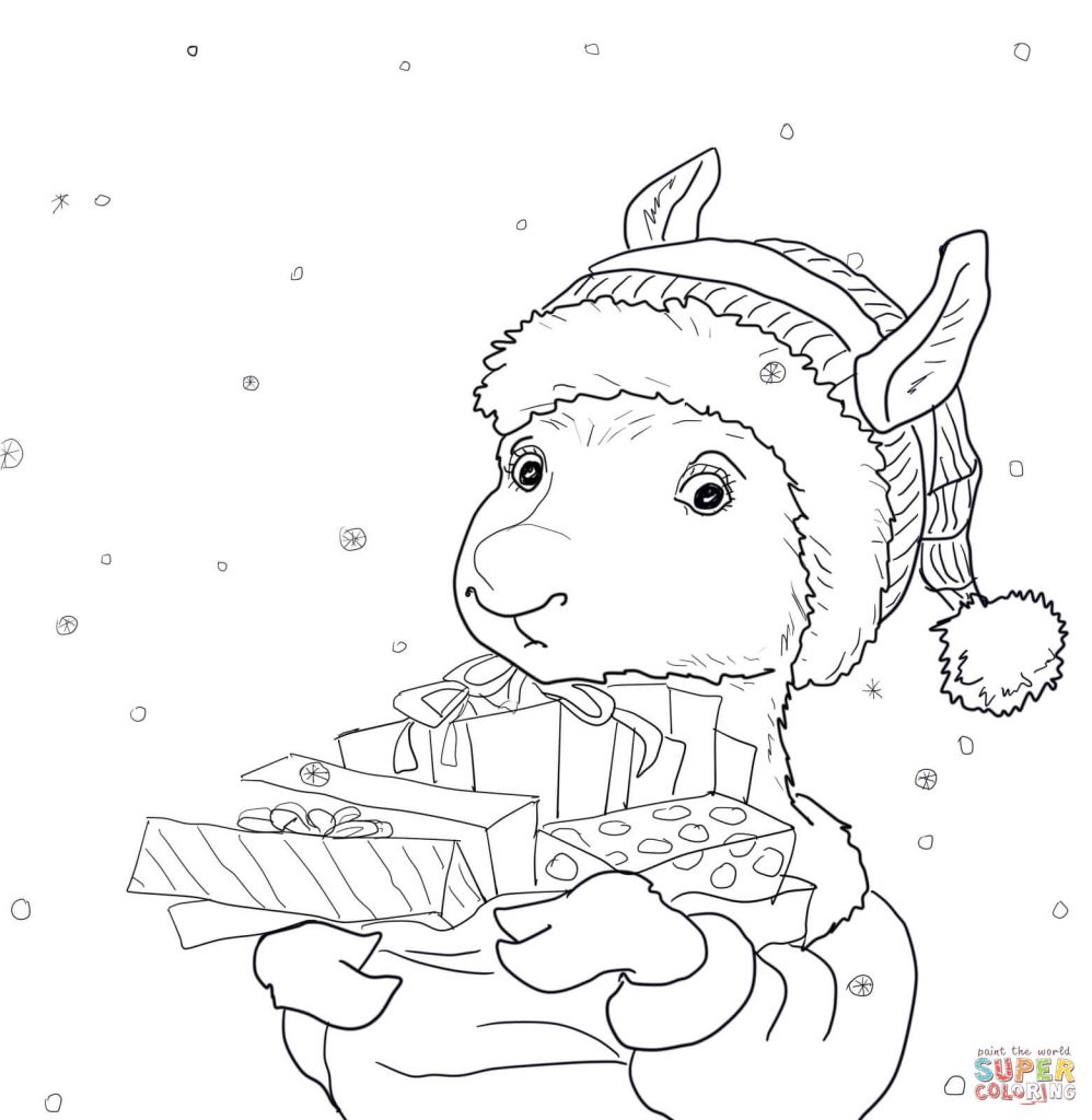 998x1024 Llama Llama Holiday Drama Coloring Pages