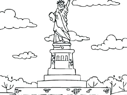 440x330 Total Drama Coloring Pages Island Coloring Pages Statue Of Liberty