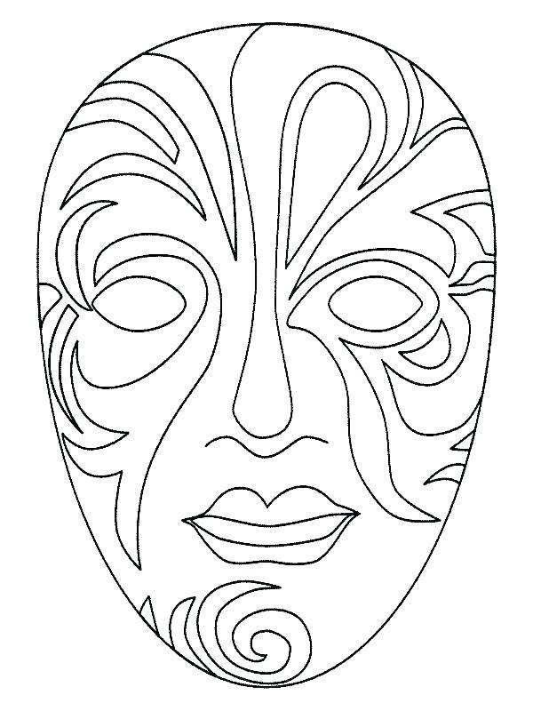600x800 Masks Templates To Print Mask Coloring Page Pages Online
