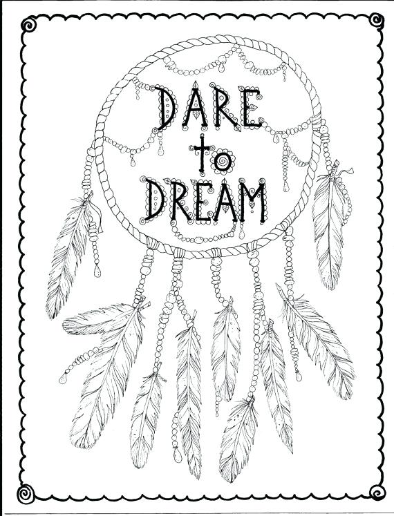 570x747 Dreamcatcher Coloring Pages Dream Catcher Coloring Pages