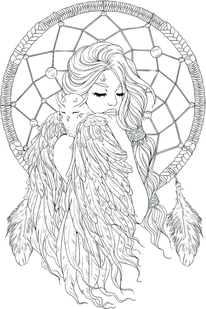 700x1050 Dream Catcher Coloring Pages And Dream Catcher Coloring Pages