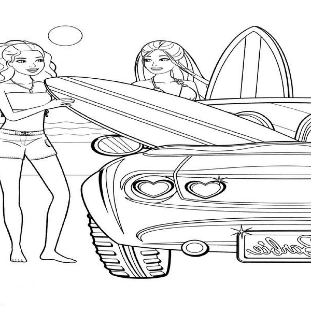 1024x1024 Barbie Dream House Coloring Pages