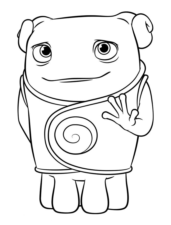 700x922 Dreamworks Home Coloring Pages Oh On Dreamworks Coloring Pages