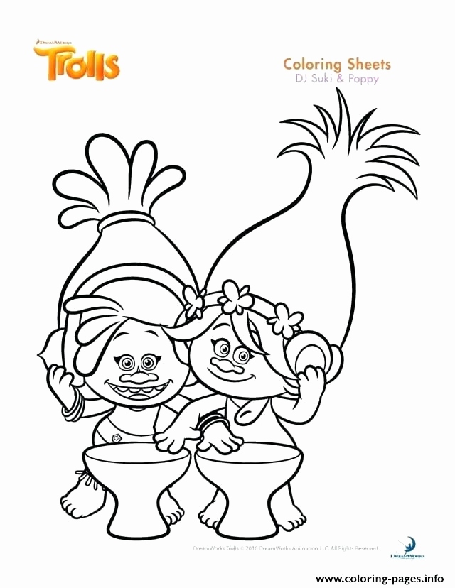 640x828 Trolls Coloring Pages Gallery Troll Coloring Pages Trolls Biggie