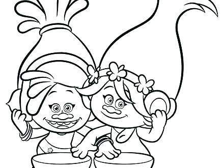 Dreamworks Trolls Coloring Pages at GetDrawings | Free download