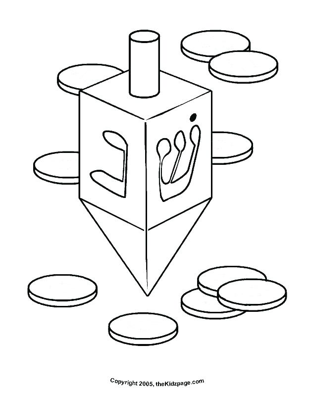 628x796 Dreidel Coloring Pages D Is For Coloring Page Preschool Dreidel