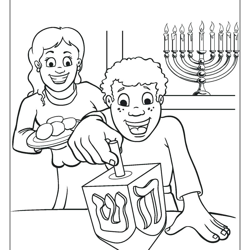 800x800 Coloring Page Coloring Page Free Printable Printable Dreidel