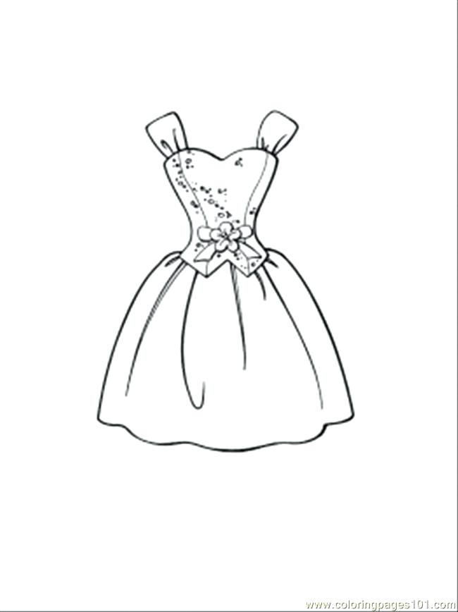 650x868 Dresses Coloring Pages Awesome Dress Coloring Pages In Coloring