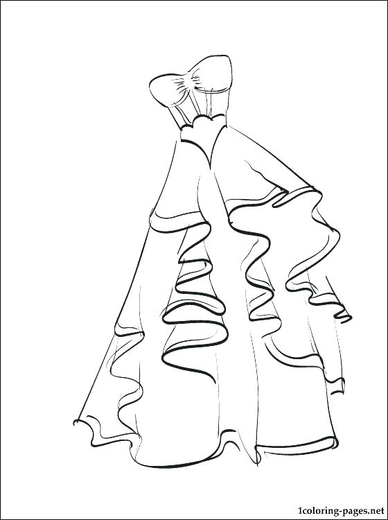 560x750 Dress Coloring Pages Printable Coloring Page Of Cat Wearing
