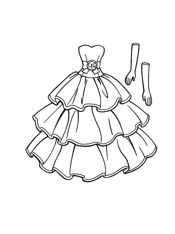 600x800 Princess Doll Dress Coloring Pages Coloring Sky Doll Dress