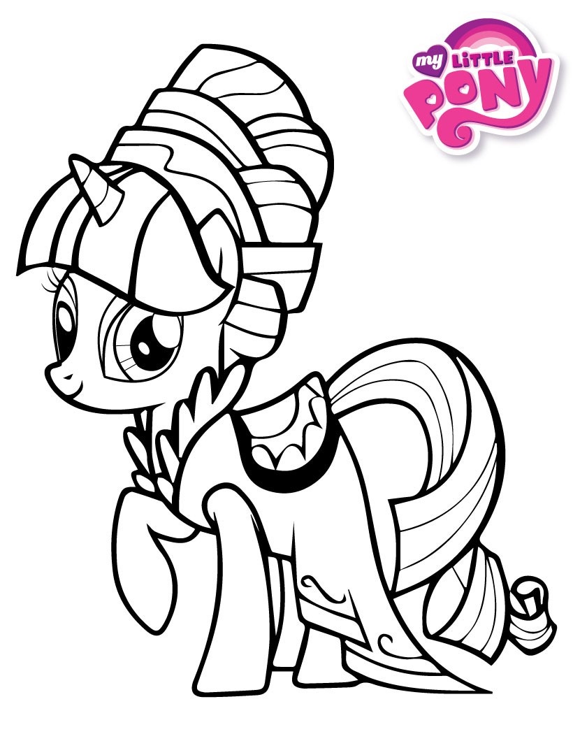 820x1060 Rarity Dress Up Coloring Page