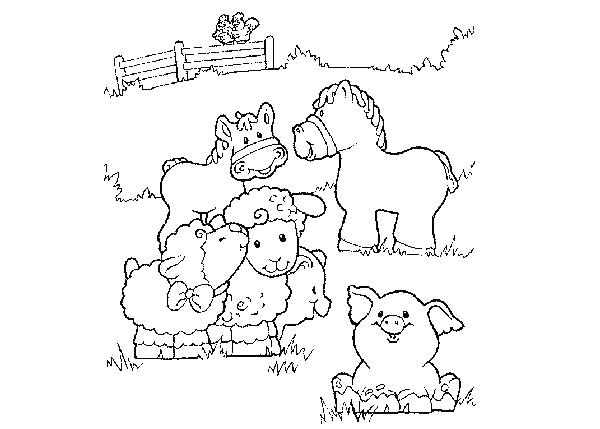 600x429 Farm Animals Coloring Page Coloring Pages Of Zoo Animals Baby