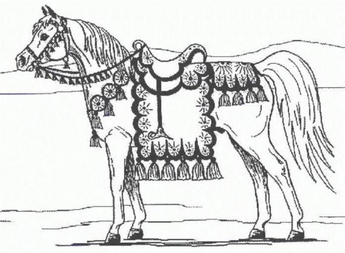 1200x882 Dressage Horse Animal Coloring Pages Color Horses, Donkeys