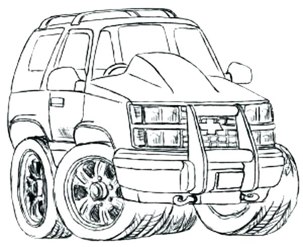 600x488 Coloring Pages Cars Printable Coloring Car Coloring Page Sketch