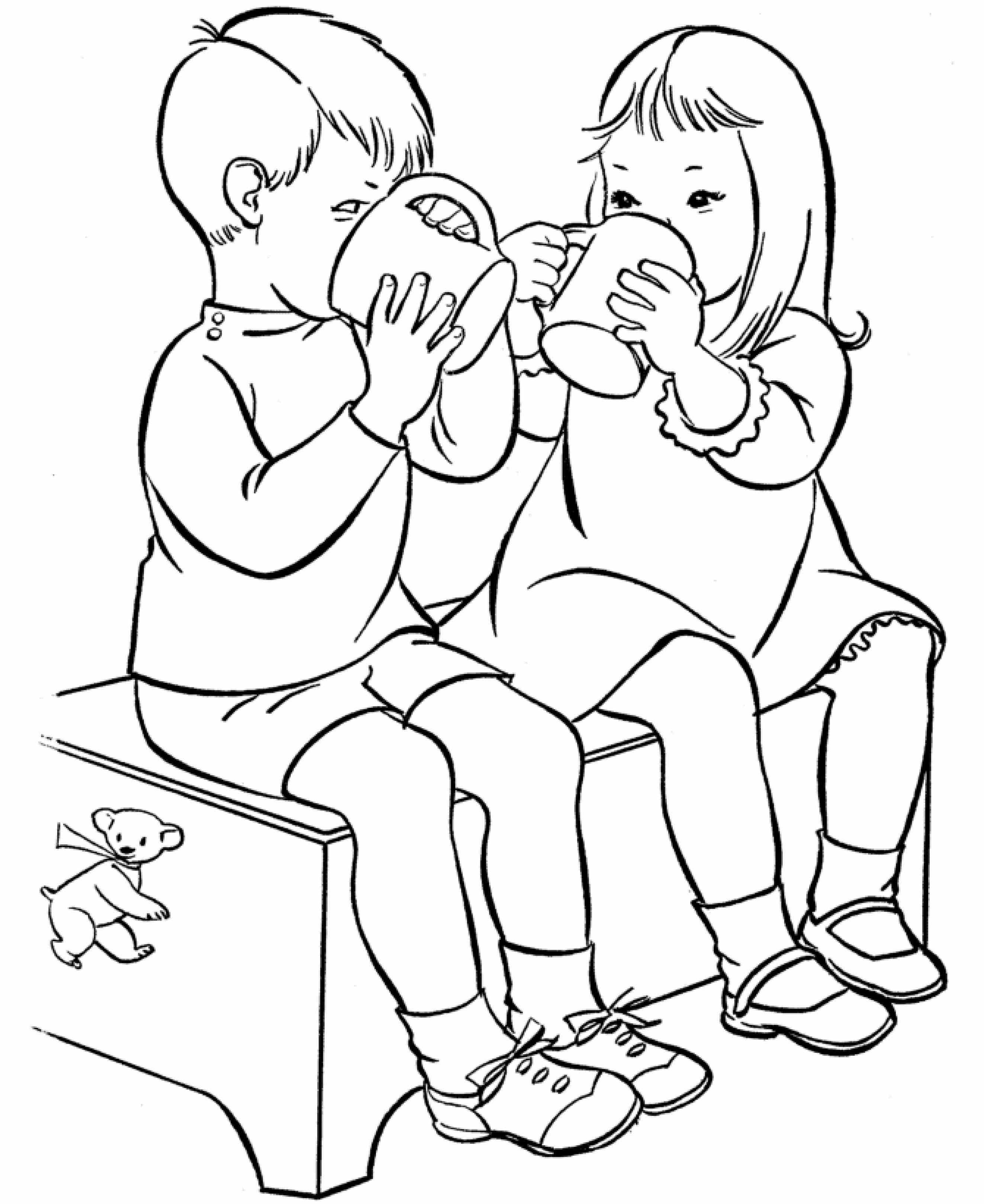 2646x3239 Drinking Water Coloring Pages Web Coloring Pages