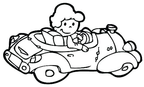 500x302 Hello Kitty And Kid Driving Car