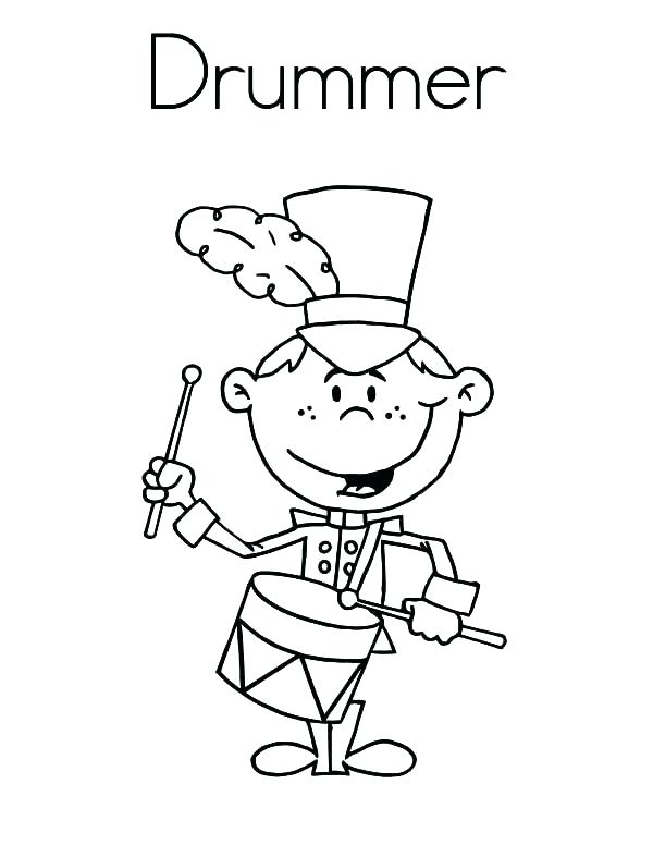 600x776 Drum Coloring Pages Drum Coloring Pages Coloring Pages Musical