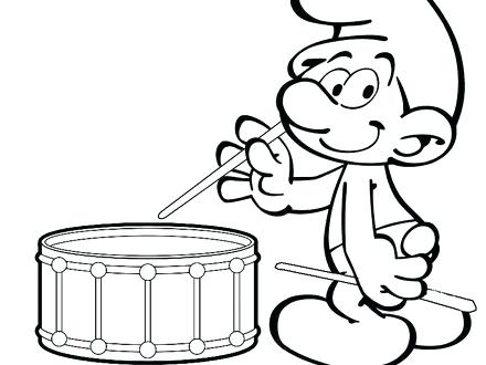440x330 Drum Coloring Pages Drum Coloring Pages To And Print For Free