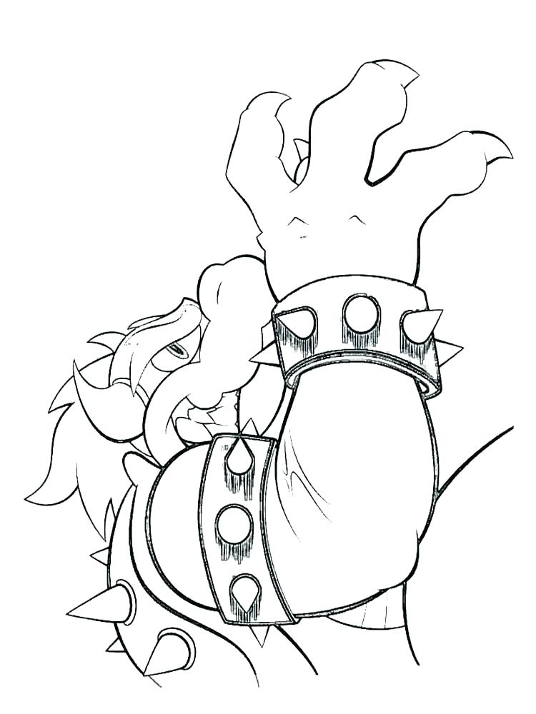 750x1000 Bowser Coloring Pages Pretty Coloring Es Image For Boys Skeleton