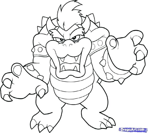 618x557 Fantastic Appealing Dry Bowser Coloring Pages Image Paper Cat Page