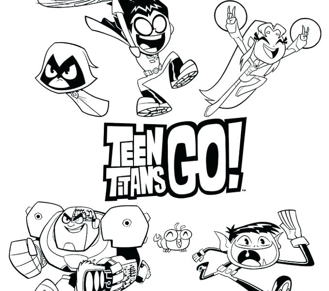 678x600 Teen Titans Go Coloring Pages Teen Titans Color Pages