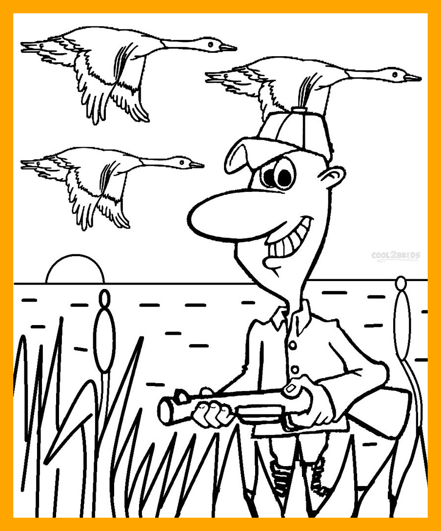 904x1088 Inspiring Duck Hunting Coloring Pages Image For To Print