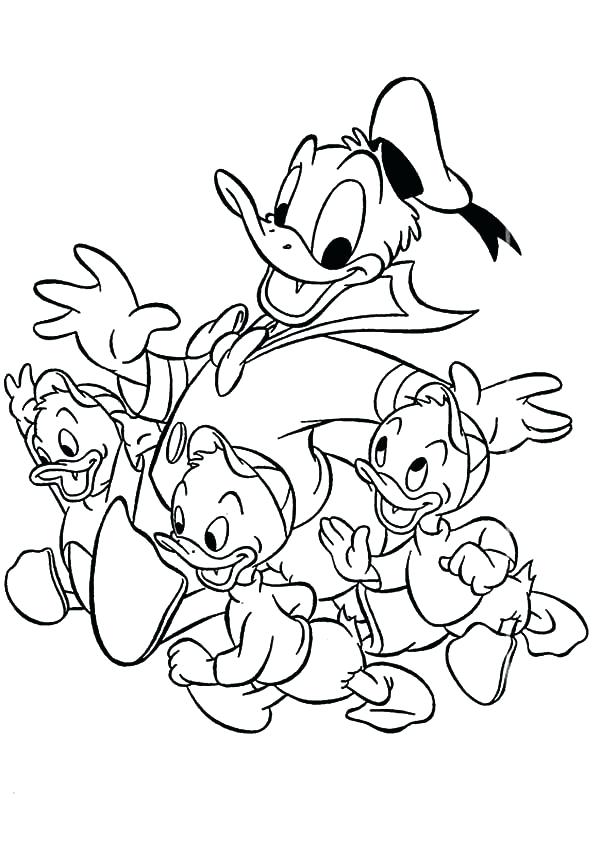600x841 Ducktales Coloring Pages Duck Tales Duck And Nephews In Duck Tales