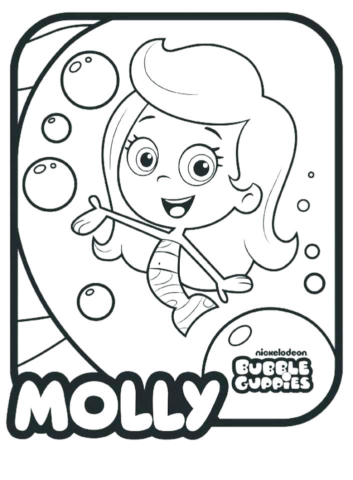 705x960 Ducktales Coloring Pages Bubble Guppies Colouring To Print Free