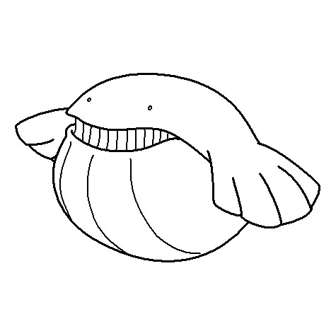 475x475 Wailmer Coloring Page