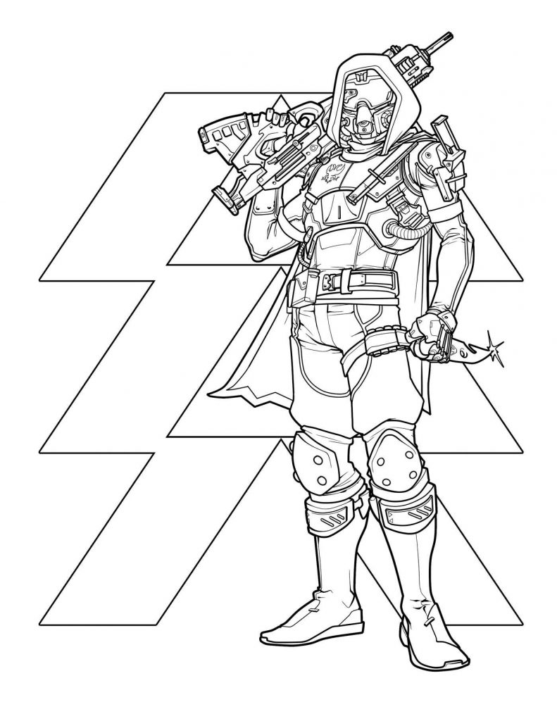 791x1024 Reliable Borderlands Coloring Pages Duke Drawing At Getdrawings