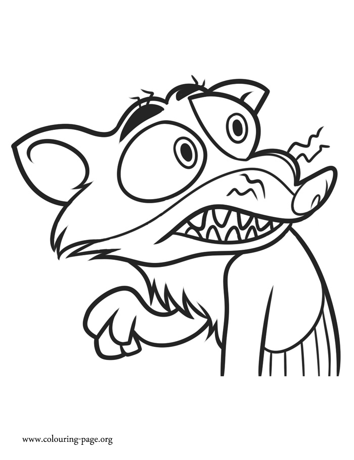 700x910 Thief Duke Weaselton From Zootopia Coloring Pages