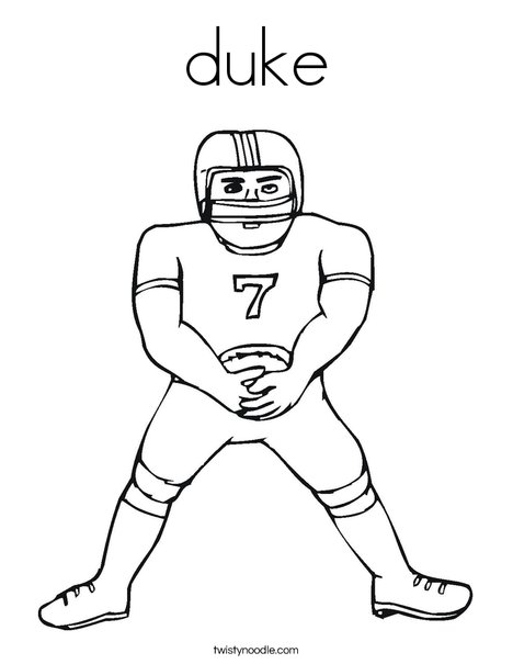 468x605 Duke Coloring Page