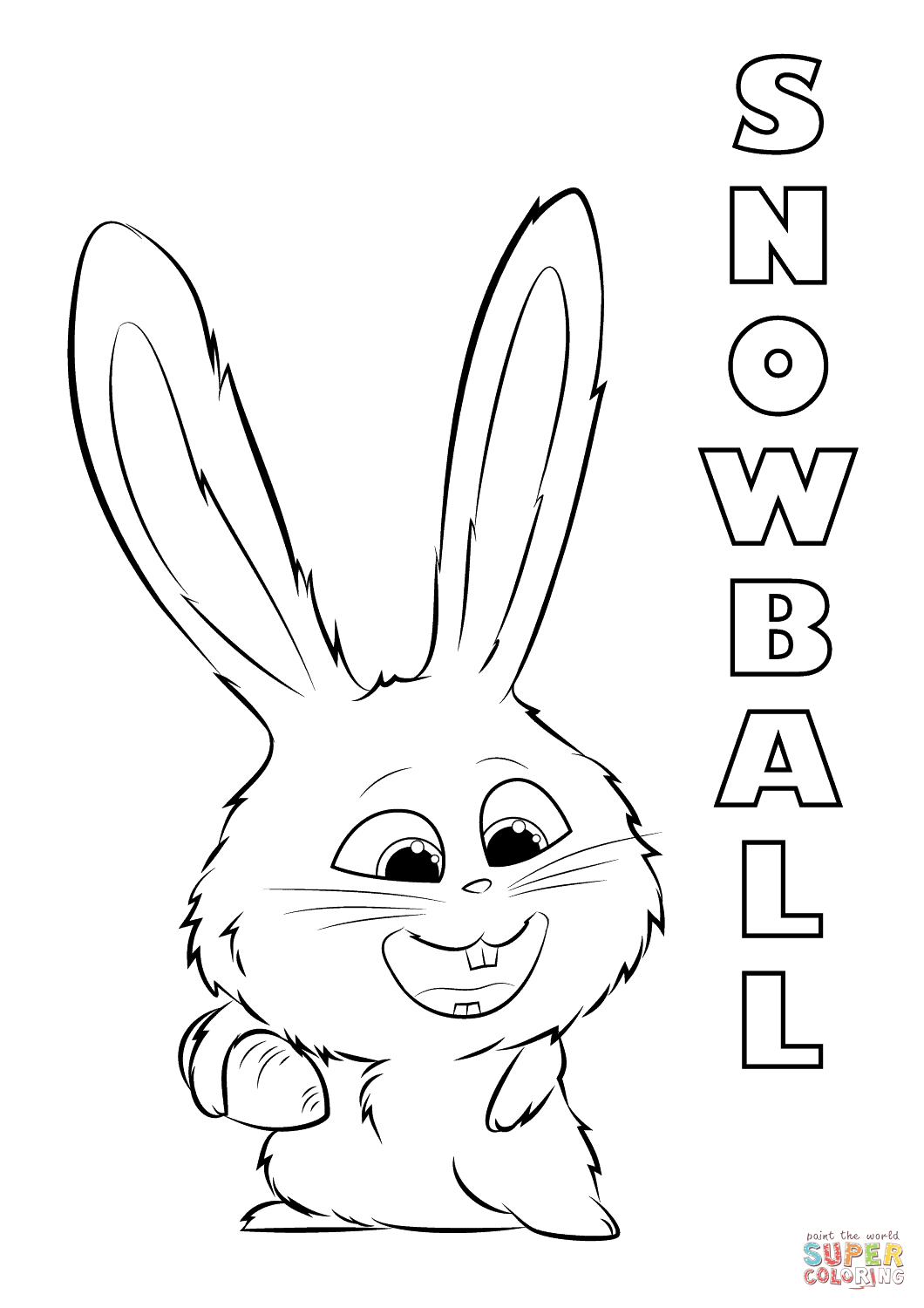 1060x1500 Duke From The Secret Life Of Pets Coloring Page Free Printable
