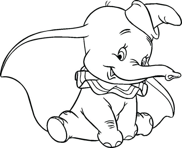 736x597 Dumbo Coloring Pages Dumbo Coloring Page Best Pages Images