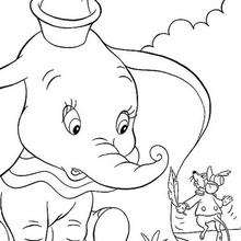 220x220 Dumbo Coloring Pages