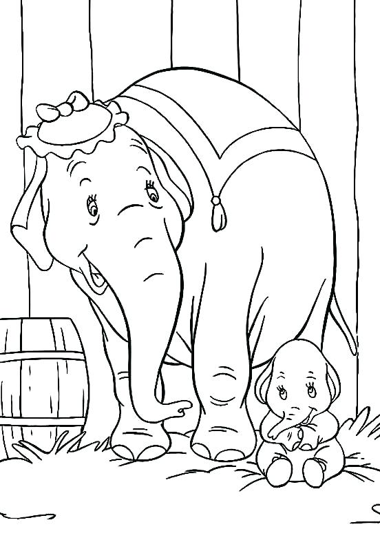 552x780 Dumbo Coloring Page Baby Dumbo Coloring Pages Printable Dumbo