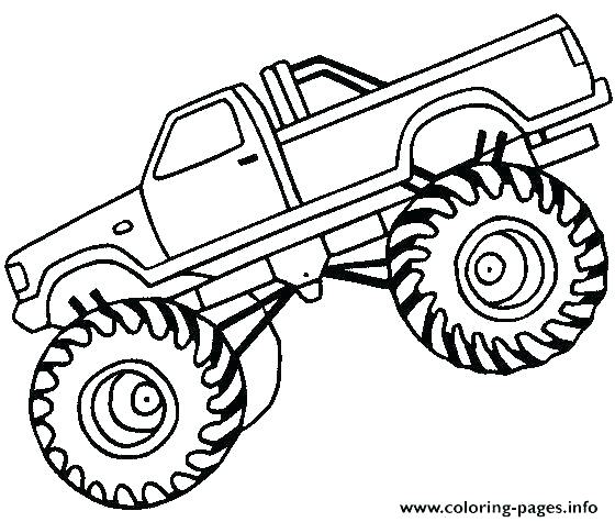 560x475 Monster Truck Coloring And Dump Truck Coloring Pages For Monster