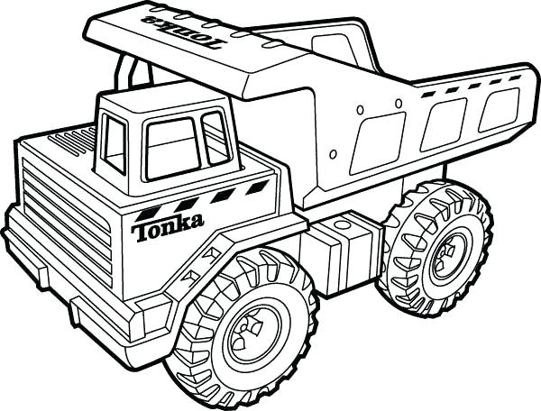 600x456 Terrific Dump Truck Coloring Pages About Remodel Picture Coloring