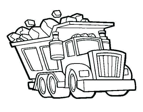 600x470 Dump Truck Coloring Pages Awesome Printable Truck Coloring Pages