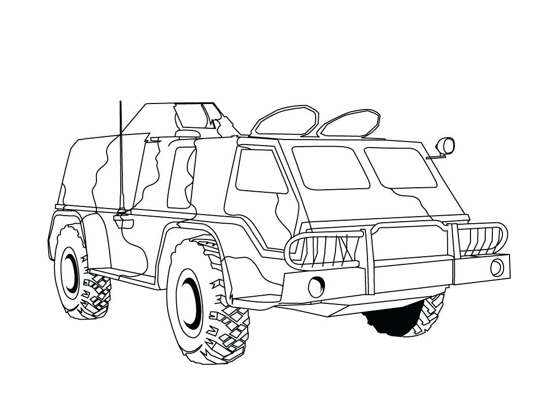 1060x820 Garbage Truck Coloring Pages Printable Outline Military Sheets Our